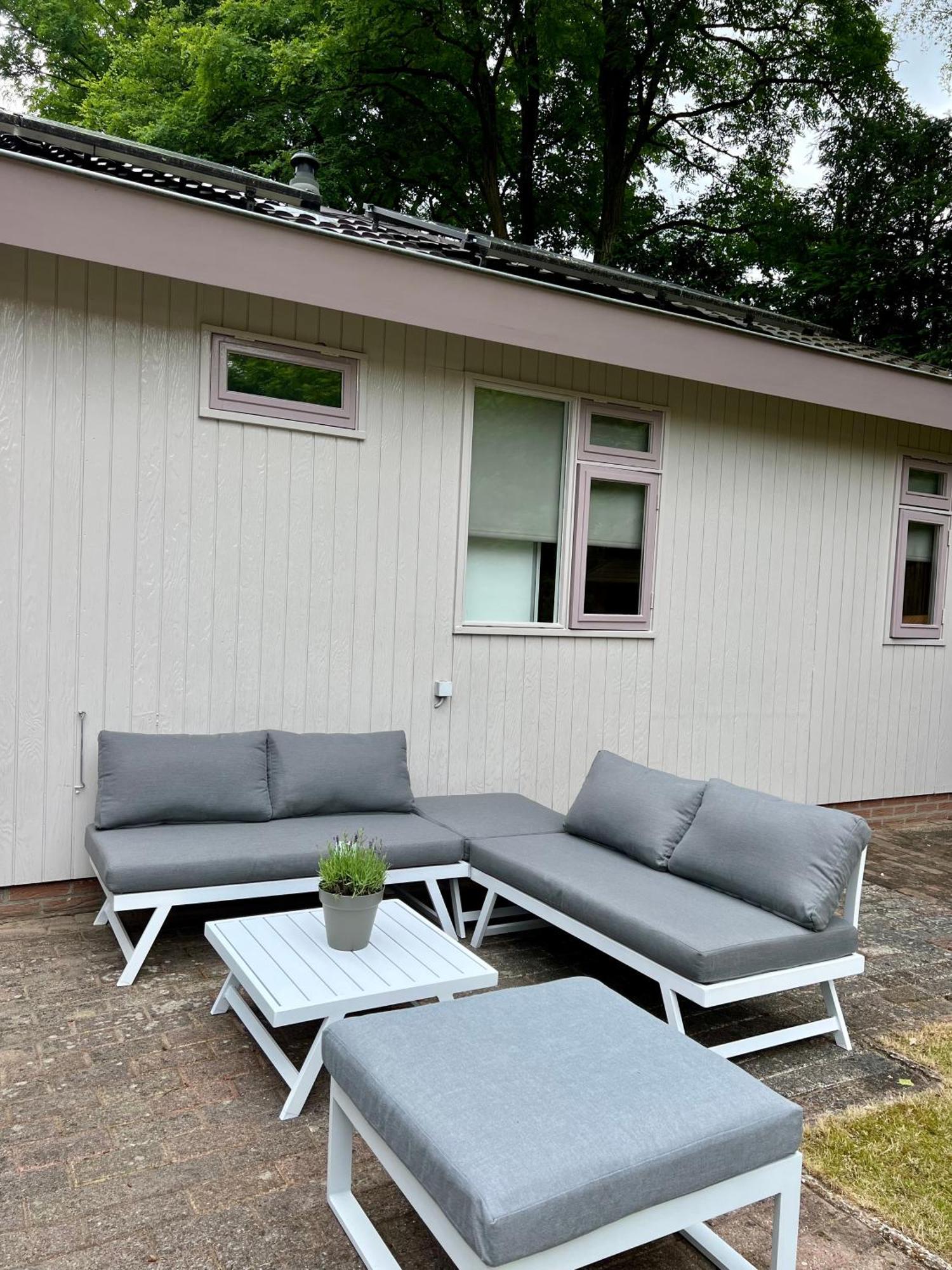 Luxe Boshuisje Met Prive Wellness & Jacuzzi Op De Veluwe Ermelo Exterior foto